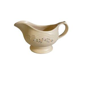 Pfaltzgraff Remembrance Gravy Boat Server Used Thanksgiving Dinner